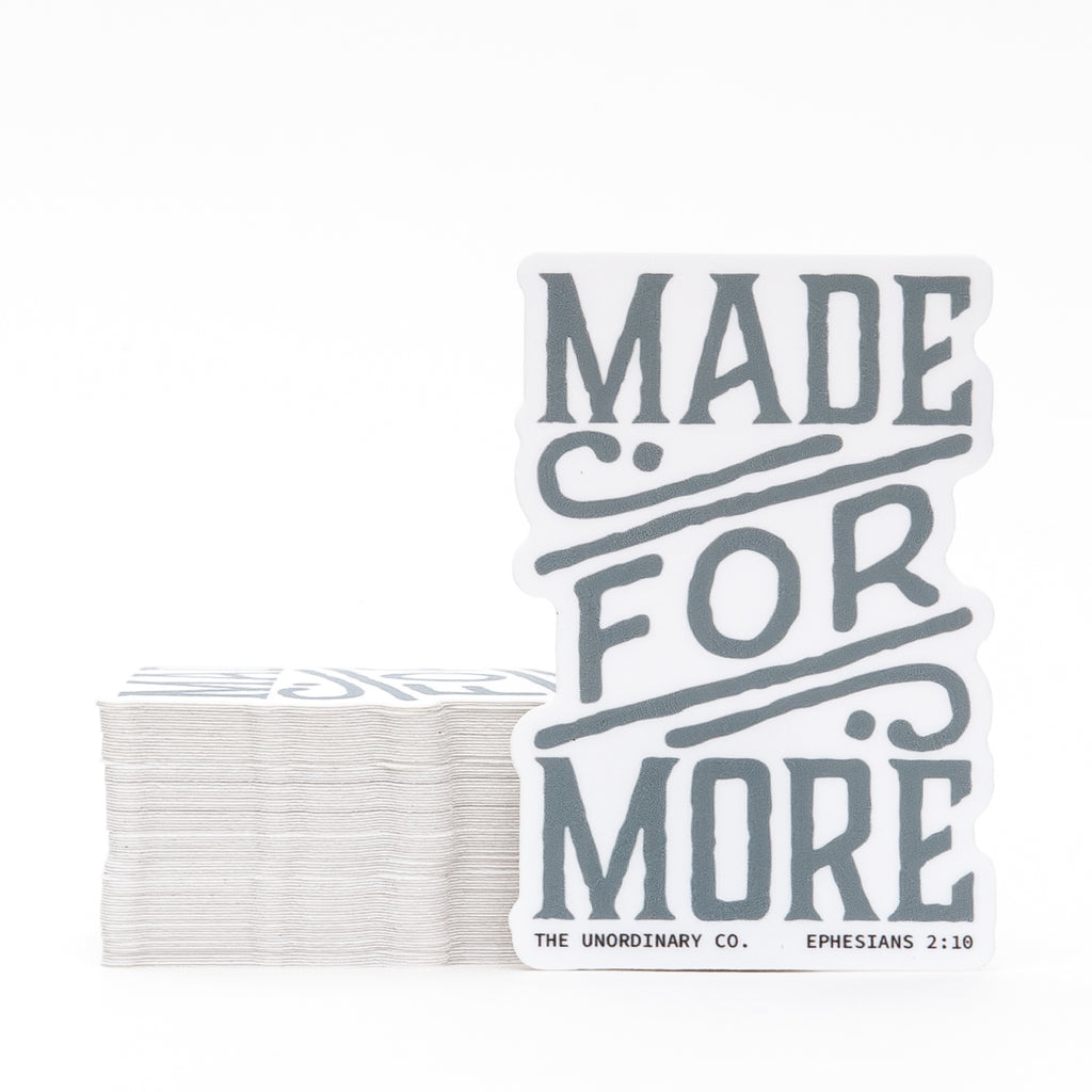 Made For More sticker