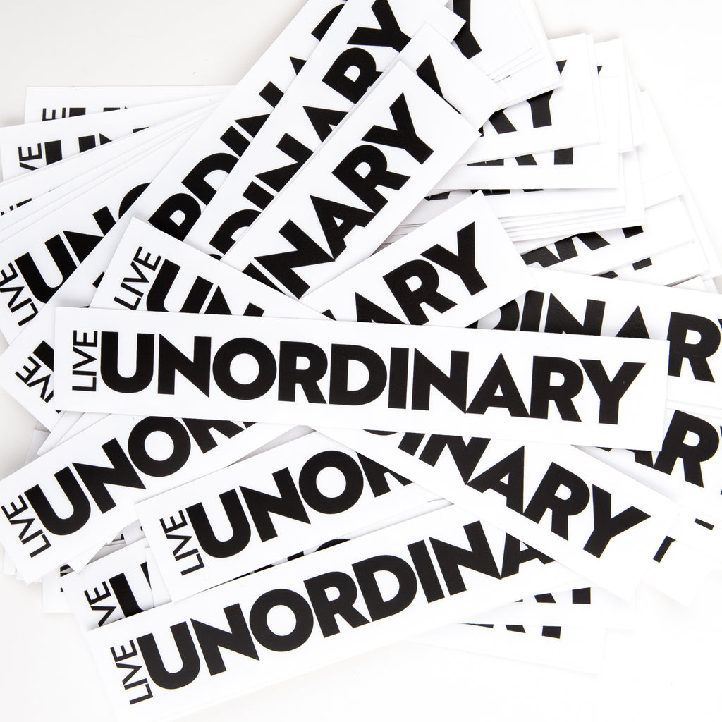 Live Unordinary sticker