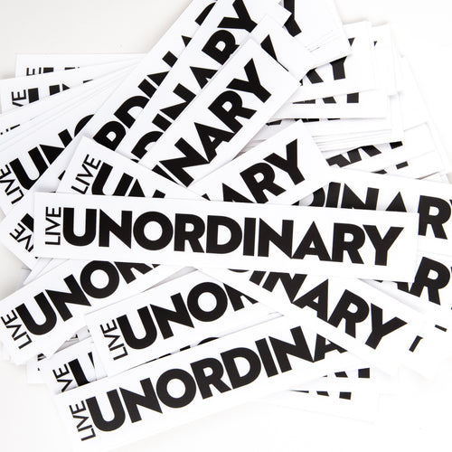 Live Unordinary sticker
